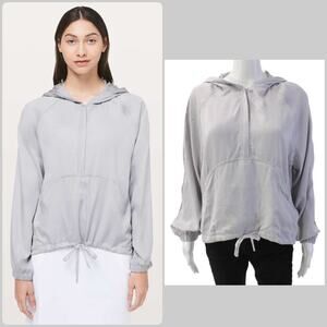 Lululemon City Stroll Hoodie Stargaze Half Zip TENCEL Size 4 Lightweight NEW